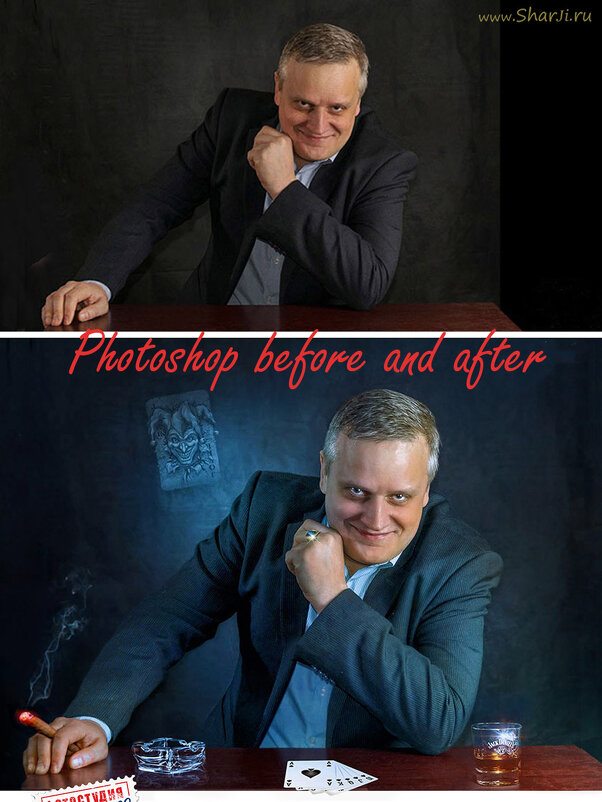 Художественная ретушь фото до и после - Andrew Завго