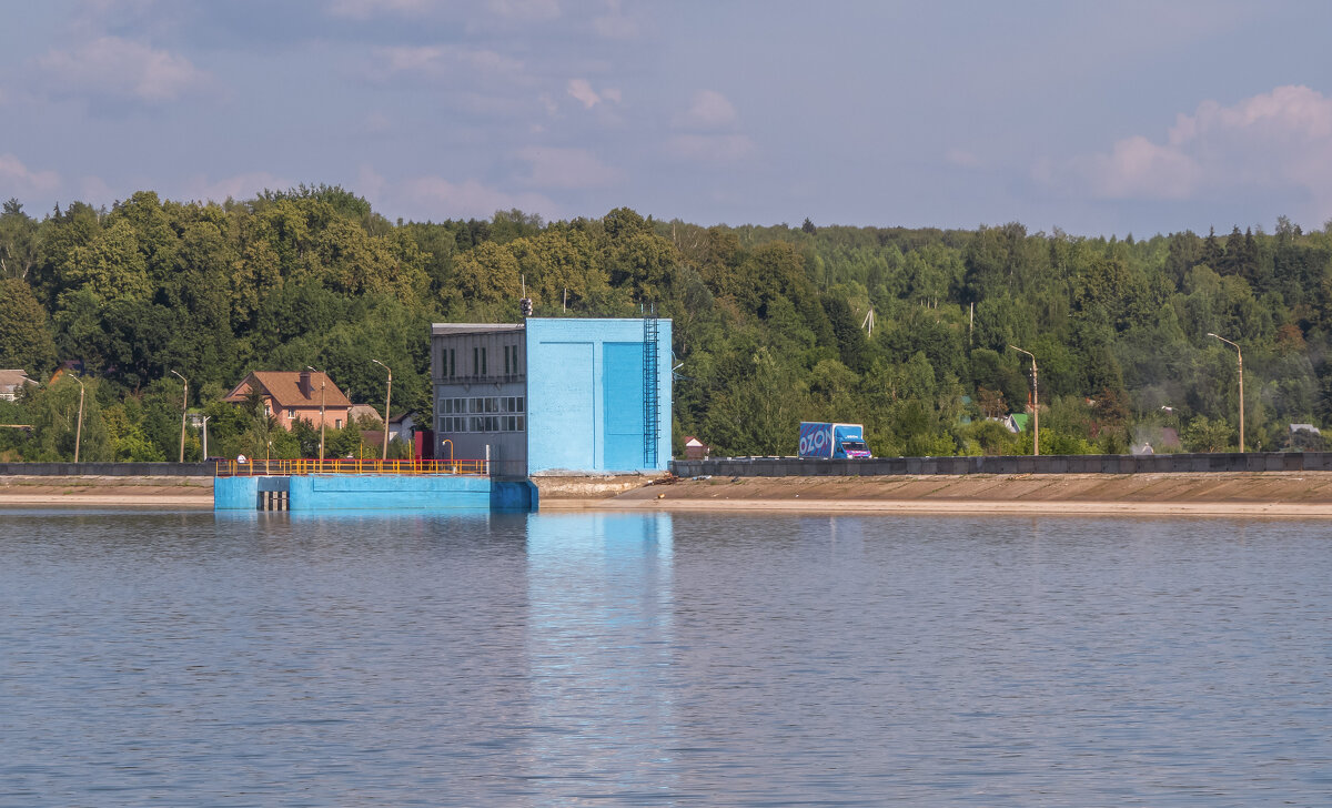 Плотина и шлюзы на Кольчугинском водохранилище - Сергей Цветков