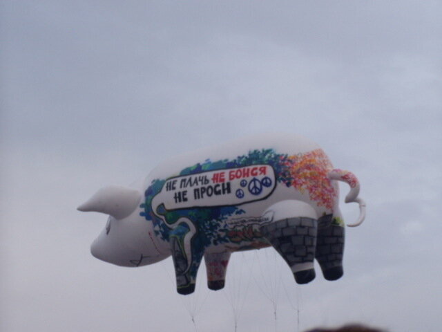 СПБ...Концерт Р. Уотерса на Дворцовой...Запуск свинки... - vadim 