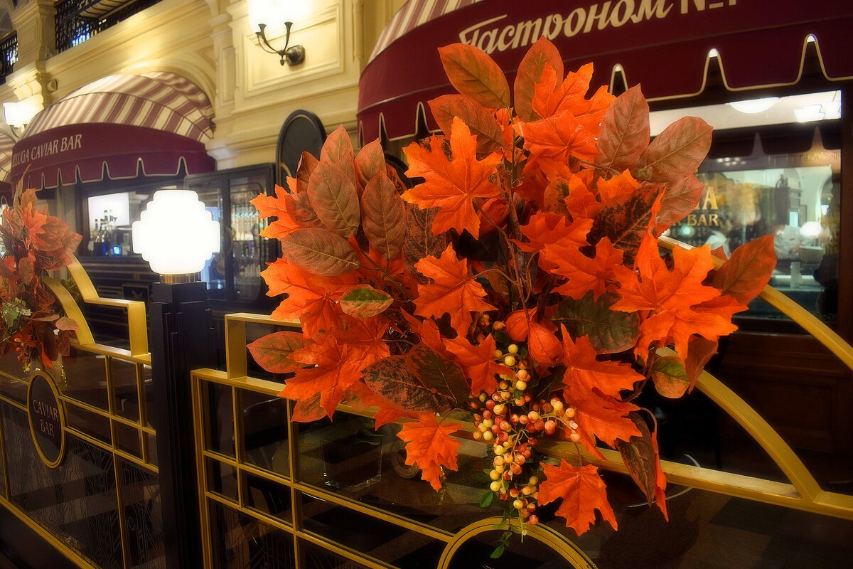 Осень в ГУМе. - Татьяна Помогалова