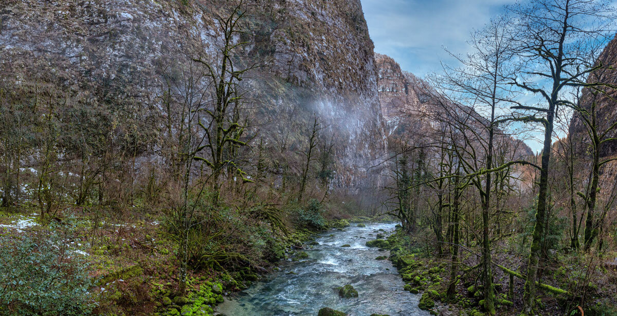 Юпшарский каньон. Абхазия. - Дина Евсеева