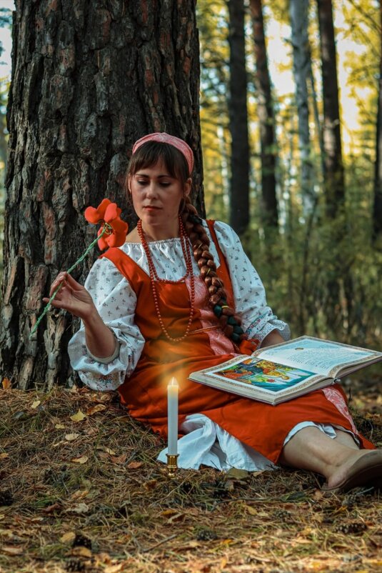 Настенька из сказки Аленький цветочек - Валерия .