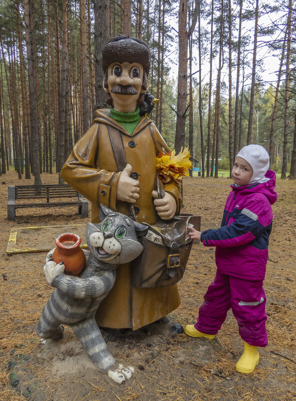 Алёна с героями мультика - Сергей Цветков Алёна с героями мультика - Сергей Цветков