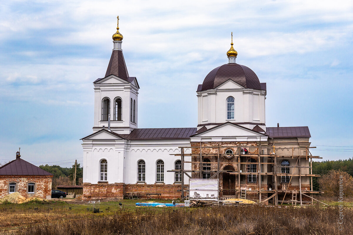 Церковь Иоанна Богослова в с.Крутчик Усманского района Липецкой области. - Сергей К. 