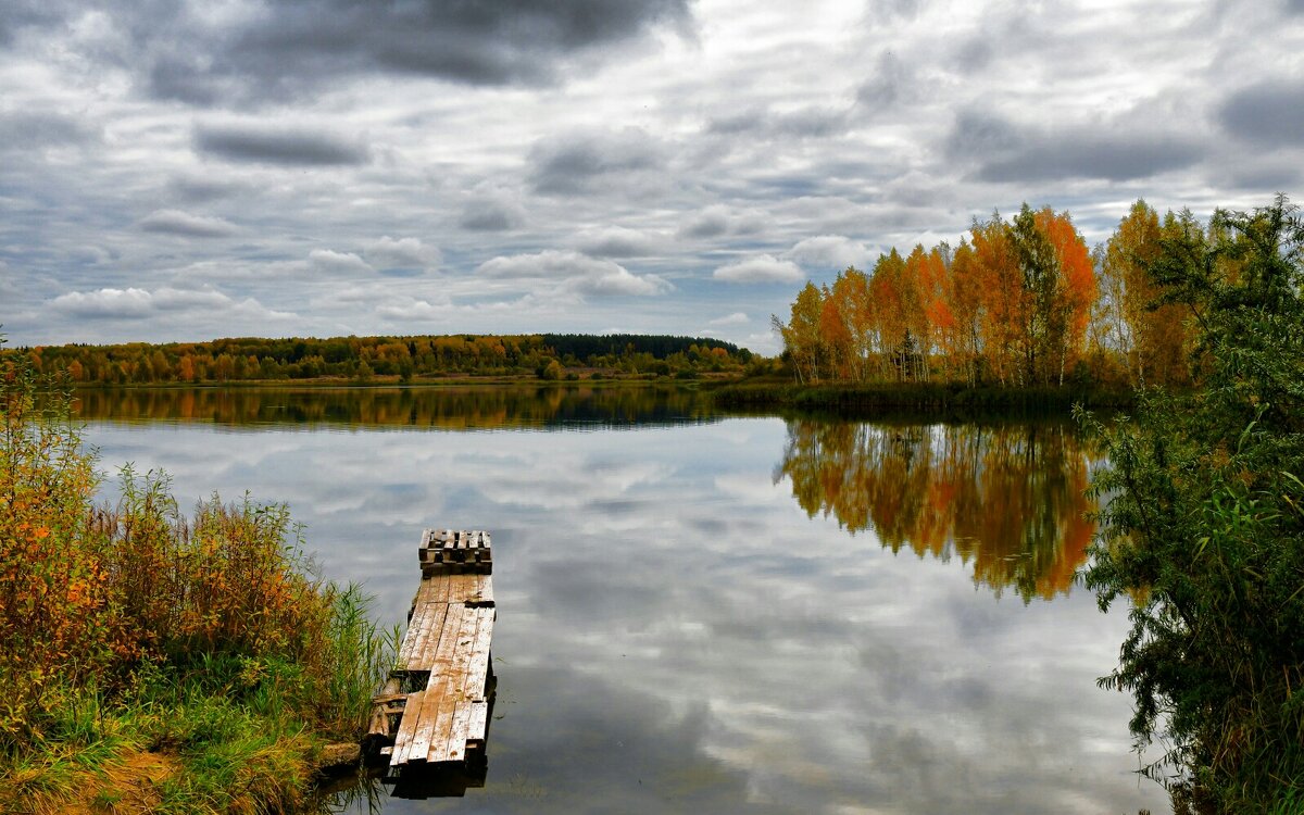 Октябрь на Смоленщине. - Милешкин Владимир Алексеевич 