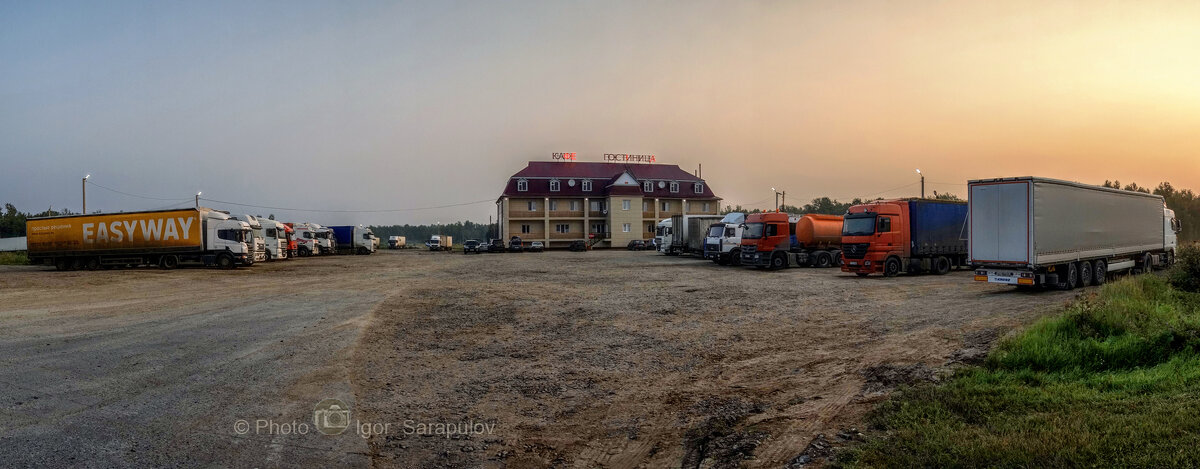 Гостиница Рассвет со стоянкой на трассе Иртыш - Игорь Сарапулов