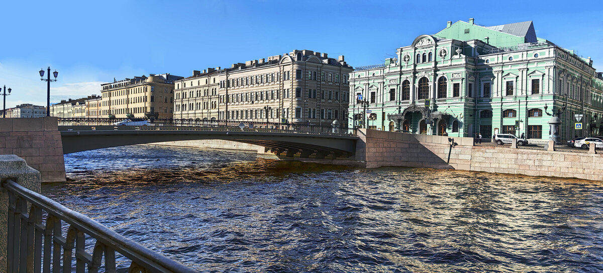 Петербург. Фонтанка, Лештуков мост - Стальбаум Юрий 