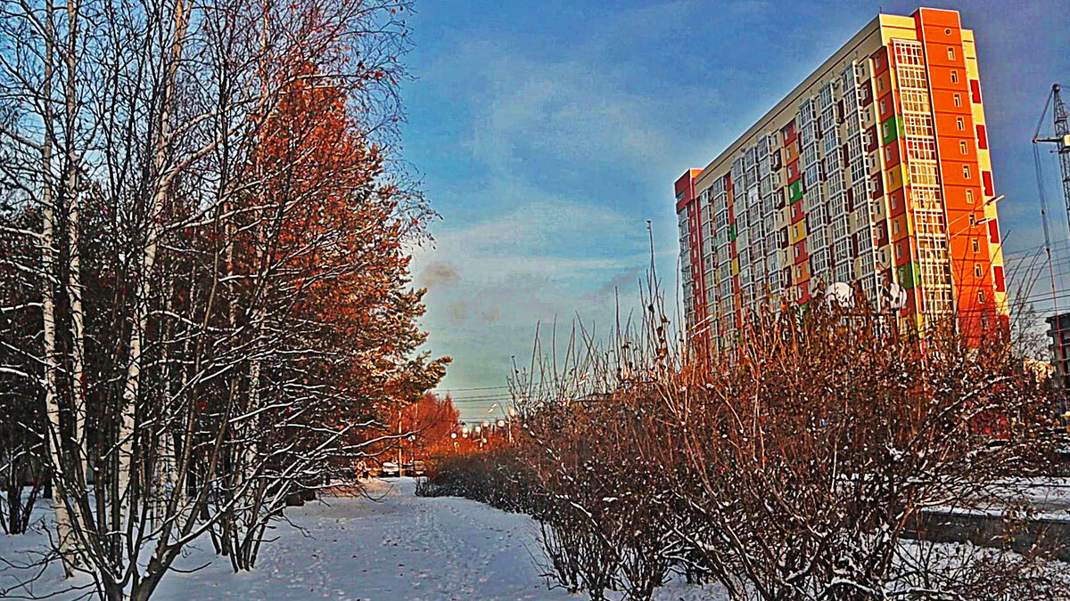 Октябрь...Заснеженное утро города! - Владимир 