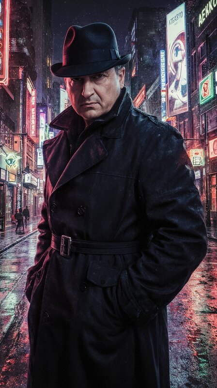 The trench-coated figure - Vsevolod Boicenka