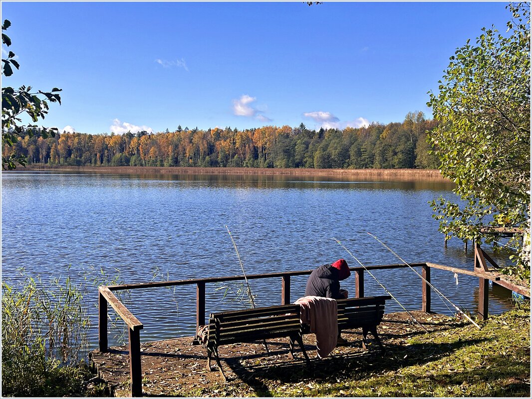 На рыбалке. - Валерия Комова