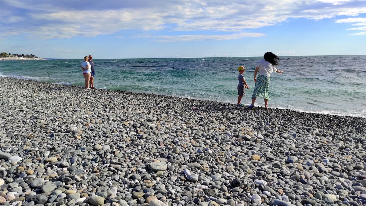 Ветреный день у моря - Татьяна Лютаева