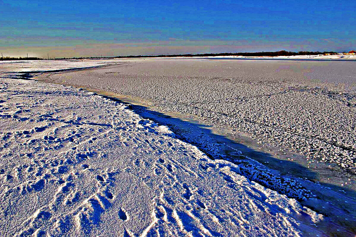 Ноябрь...Ледостав на Юганской Оби. - Владимир 