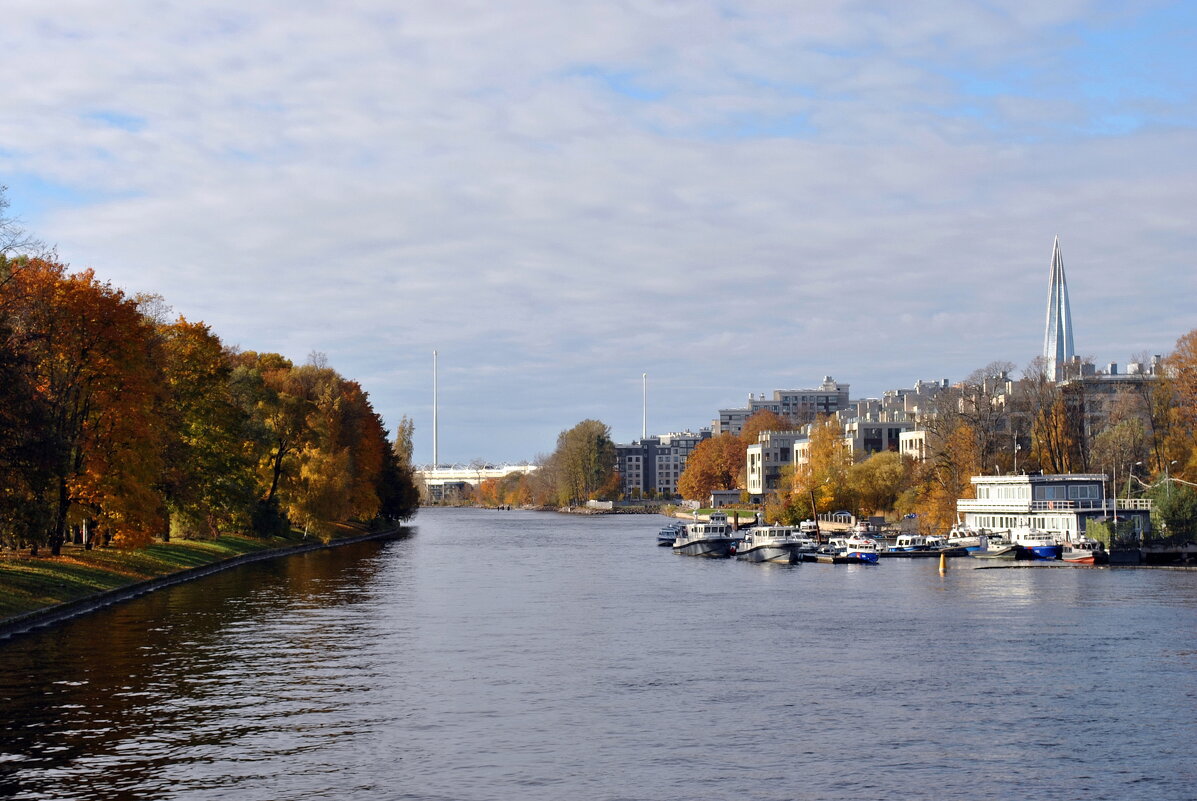 Осень на Большой Невке - AleksSPb Лесниченко