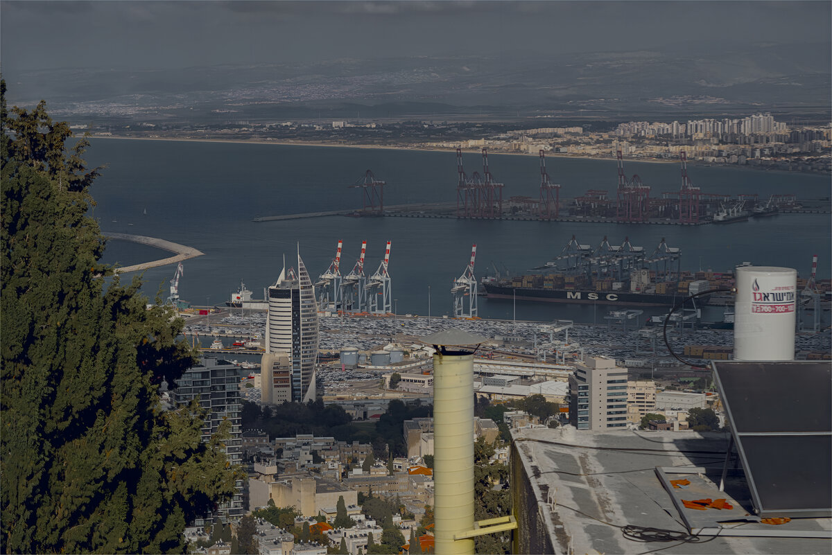 Израиль*Хайфа*Море*Порт 2025г - ujgcvbif 