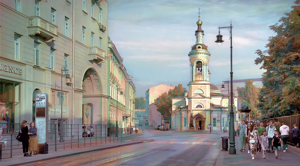 Москва. Церковь Рождества Богородицы на Стрелке. - В и т а л и й .... Л а б з о'в Москва. Церковь Рождества Богородицы на Стрелке. - В и т а л и й .... Л а б з о'в