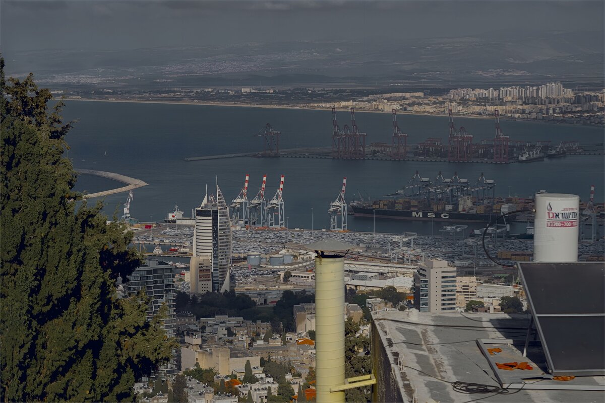 Израиль*Хайфа*Море*Порт 2025г - ujgcvbif 