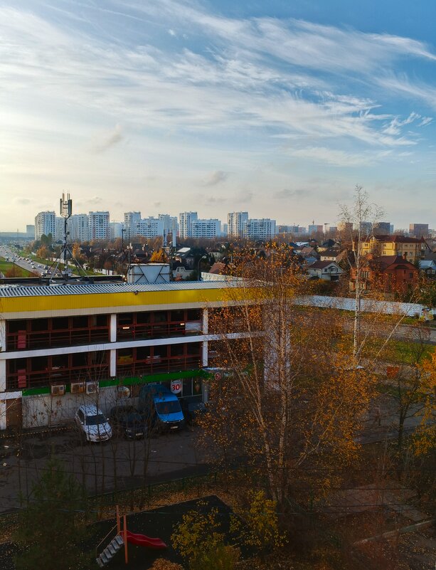Осеннее. Вид с балкона. - Василий Палий