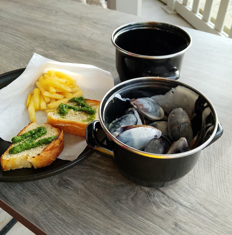 Мидии в сливочном соусе - Tata Wolf