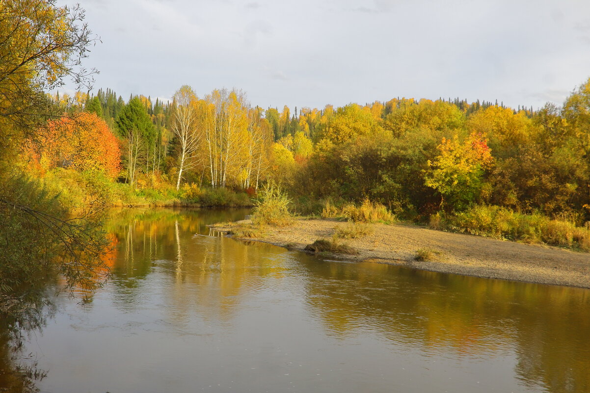 Закат на таежной реке - Нина северянка