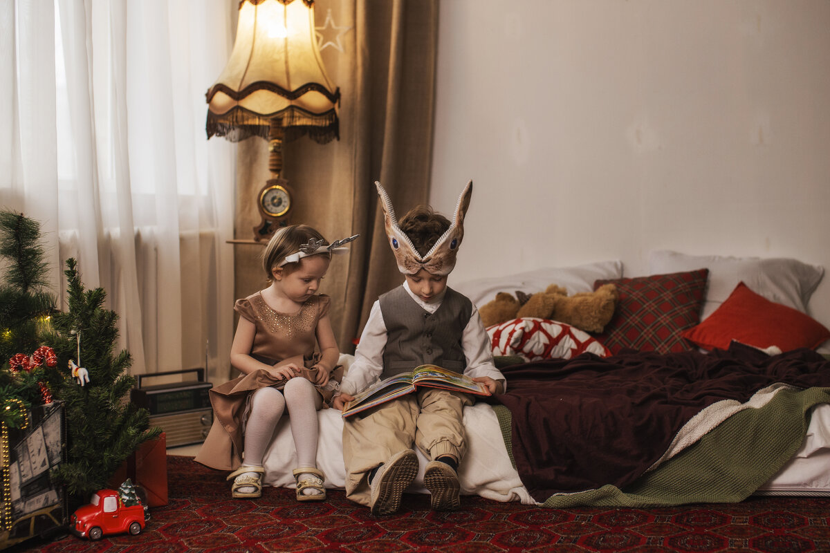 Заяц и олень - Olga 