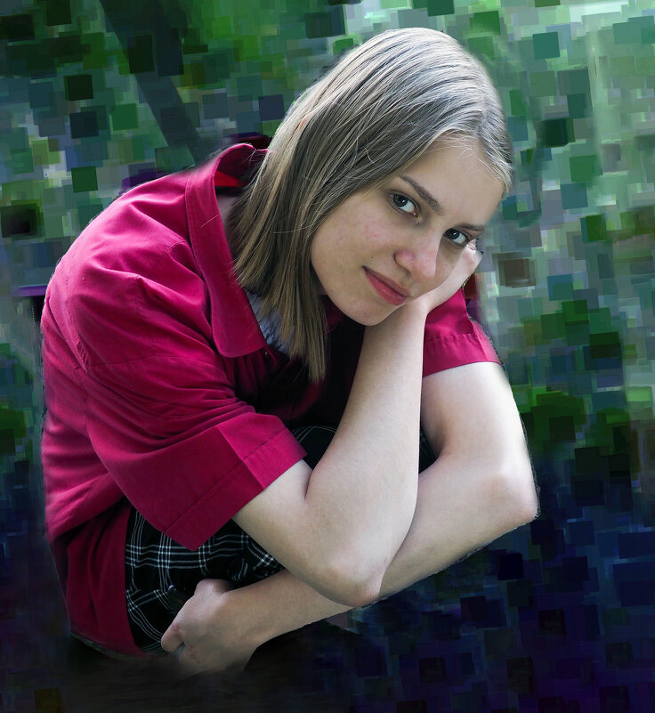 На пленэре - Евгений 