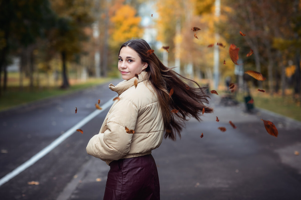 Осенний портрет - Лилия . Осенний портрет - Лилия .