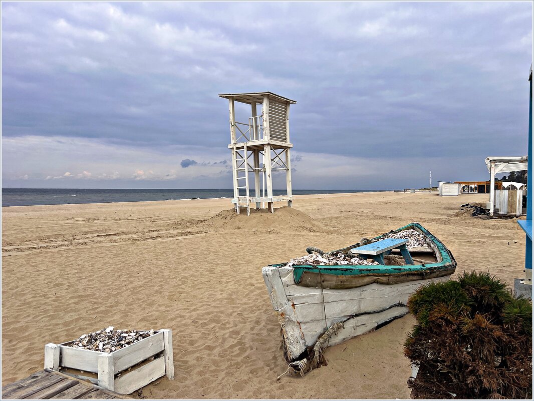 На осеннем берегу. - Валерия Комова