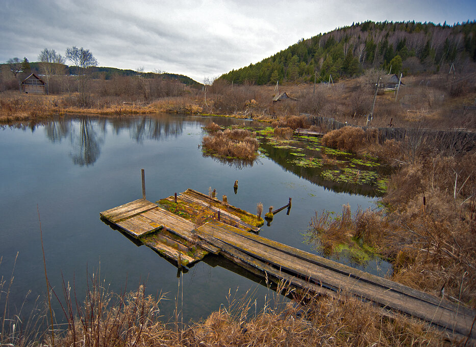 Мостки для полоскания  ( давно запустели)) - Владимир Хиль