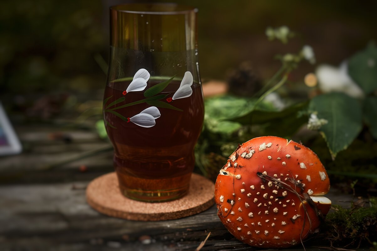 Пикник в лесу. Оснее чаепитие. - Анастасия Ильина