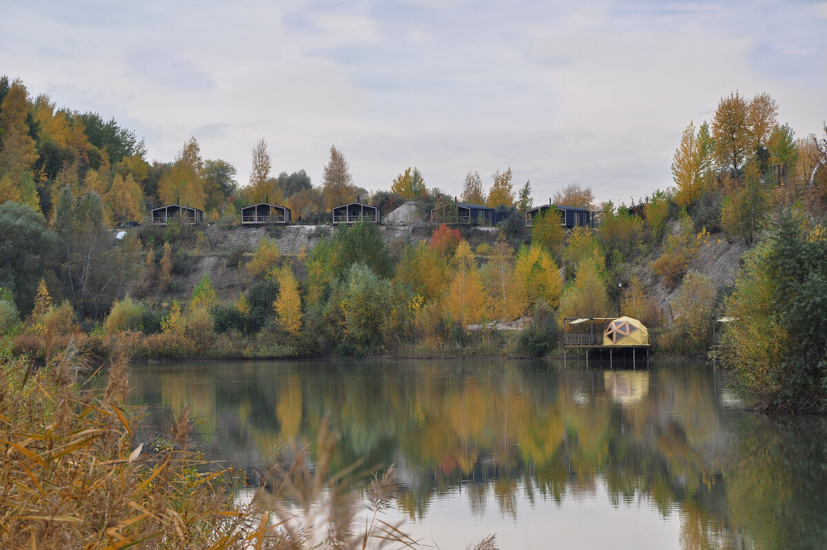 Природа в парке "Белый колодец" в октябре - Татьяна Машошина