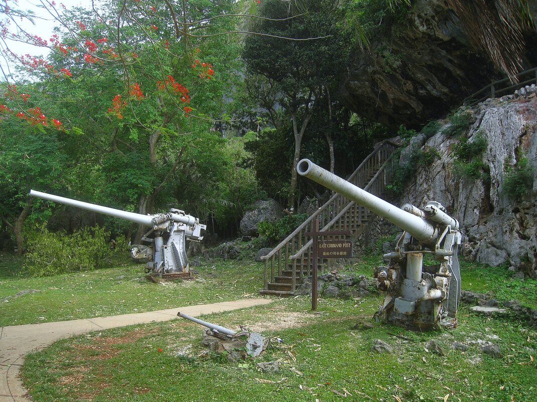Остатки японской артиллерии на острове Сайпан. - unix (Илья Утропов)