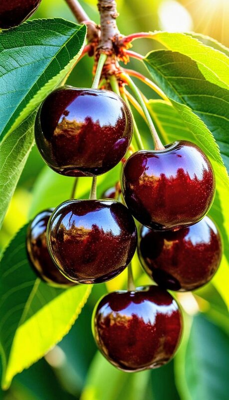 " Поспели  виш..нет - черешни в саду у дяди Вани ...":) - Валерий Кокорев