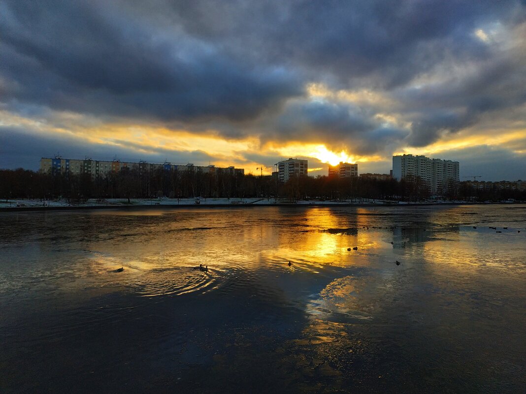 Гольяновский пруд готовится встать - Андрей Лукьянов