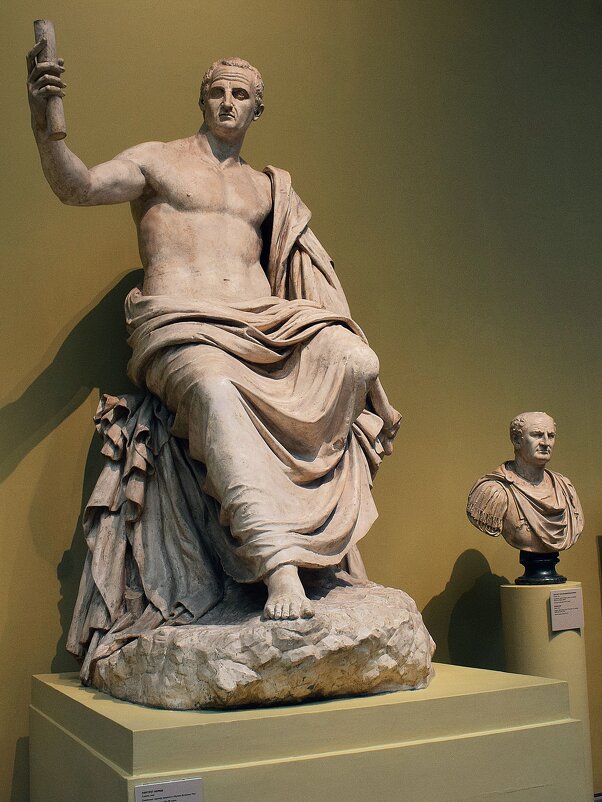 Портретная статуя Нервы. (римского императора, I век н. э.) - Татьяна Помогалова