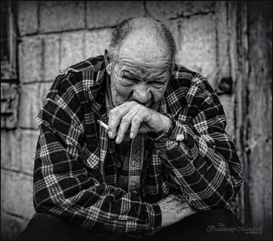 "Годы уходят"© Портрет с авторской выставки "Это всё мое родное..." - Владимир Макаров