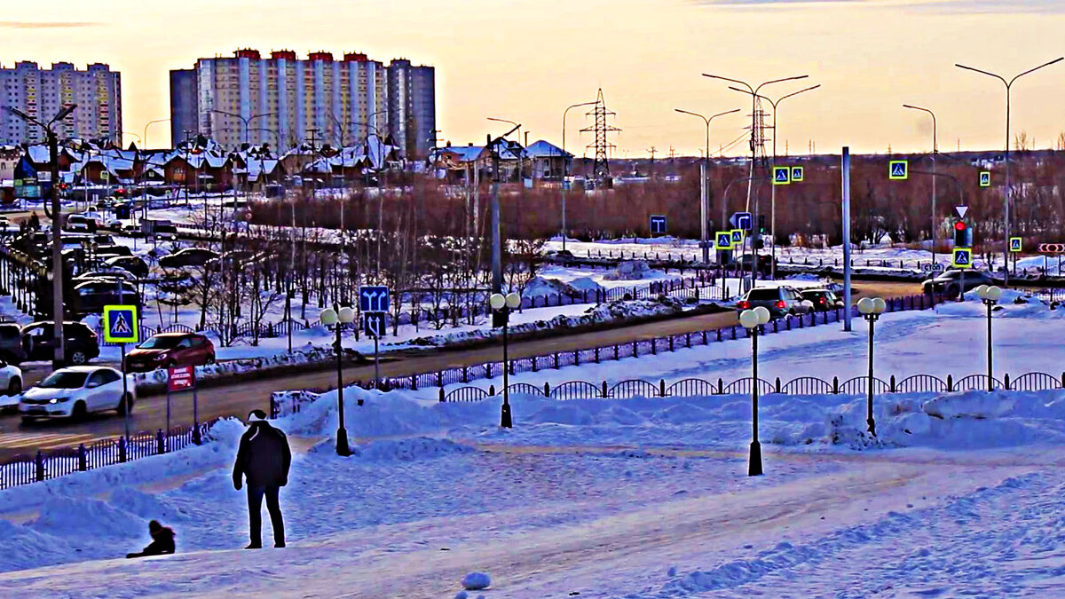 Декабрь...С утра на горку с сыночком! - Владимир 