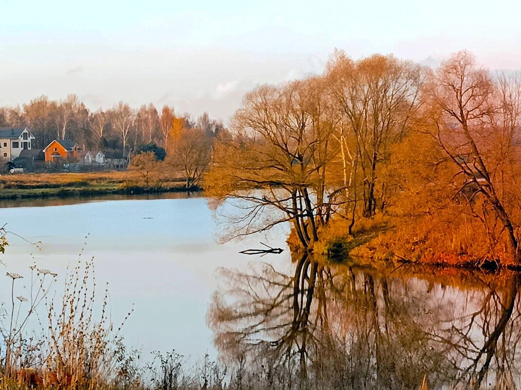 Ноябрь в Подмосковье, река Пахра - Елена 