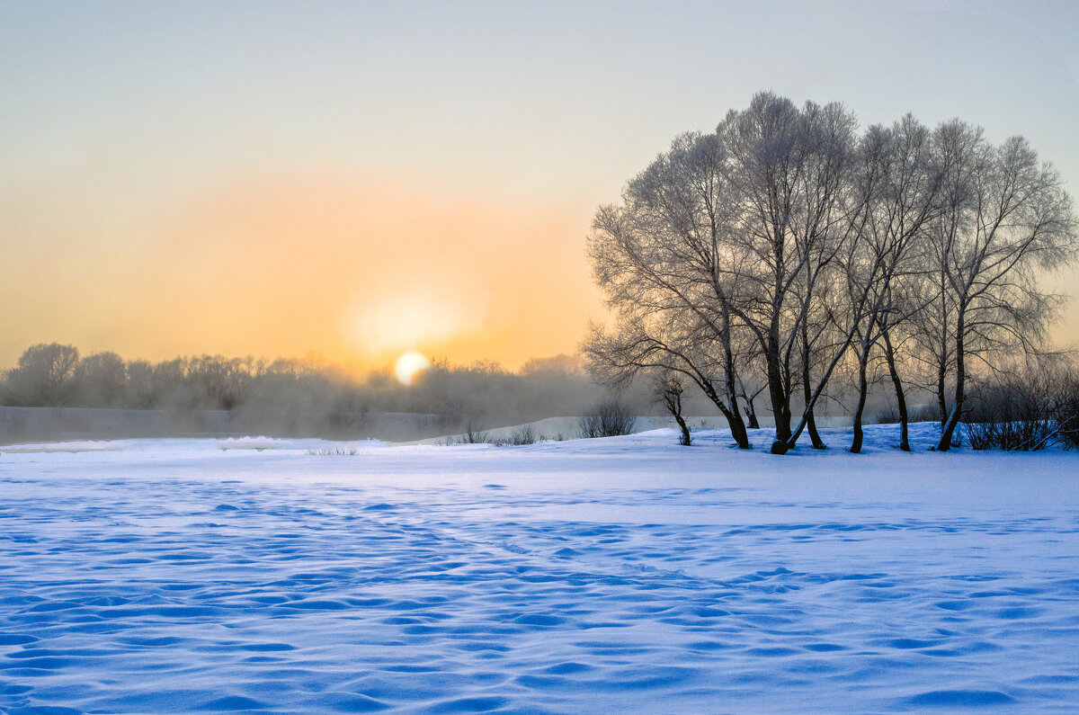 Зимний пейзаж на Заводи - Евгений 