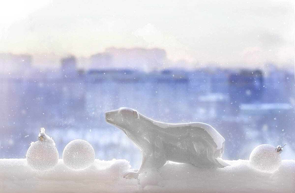 "Снятся людям иногда голубые города"... (Снято на балконе)  Всех с началом зимы! - Bosanat 