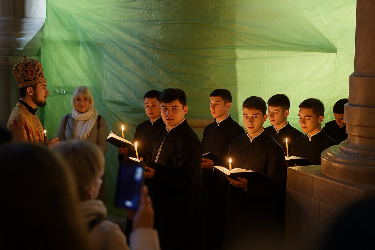 В храме Гроба Господня - Сергей Порфирьев