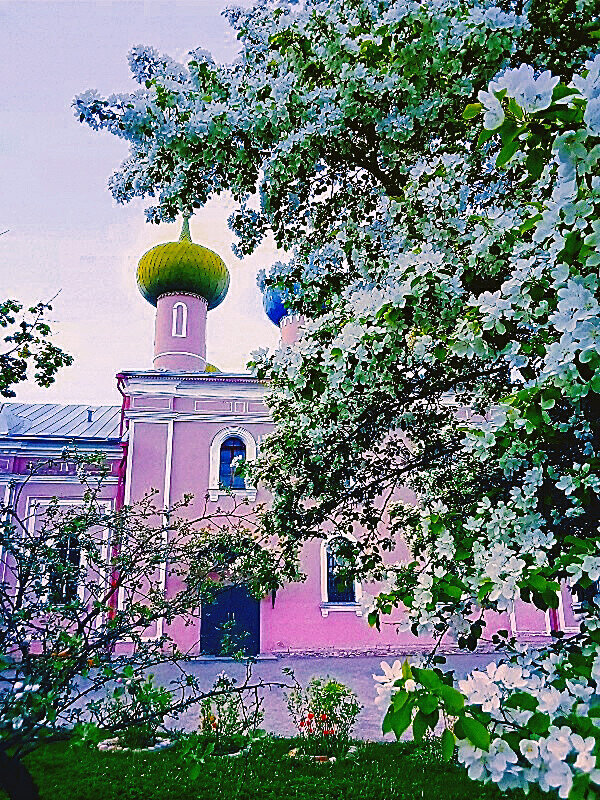 Яблоня возле храма - Сергей Кочнев