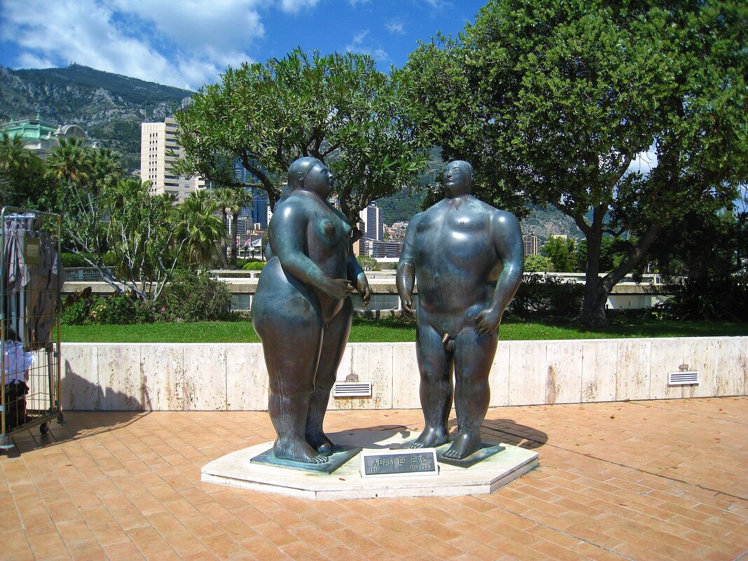 Памятник Адам и Ева, Монако. - unix (Илья Утропов)