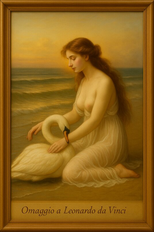 Леда с лебедем - Александр Деревяшкин