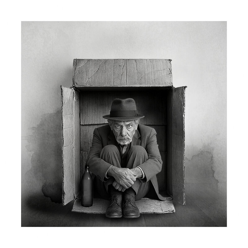 интроверт - старик 