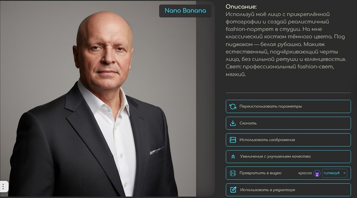 Так меня нарисовал Иван Иваныч (ИИ-искусственный интеллект) - Валерий Иванович