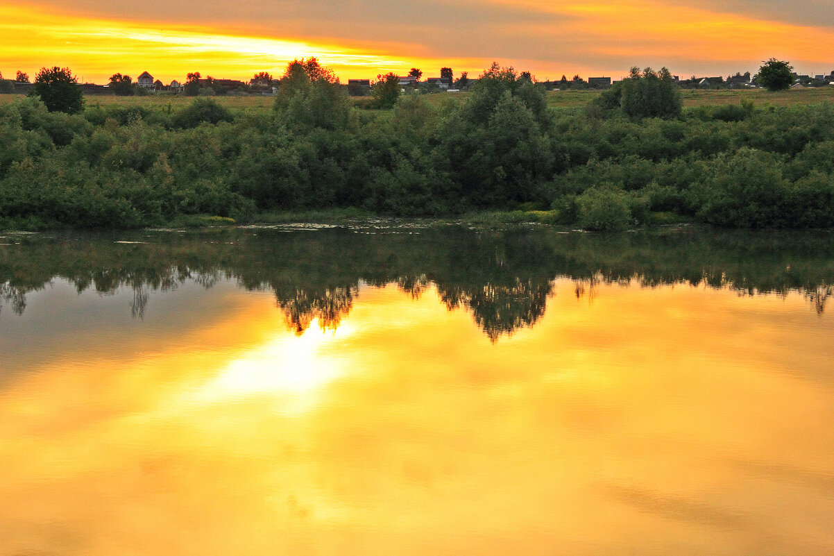 Закат на Оке - Евгений Корьевщиков