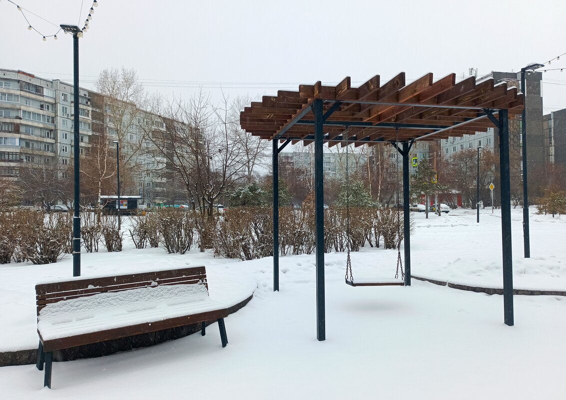 Зимний сквер - Василий 
