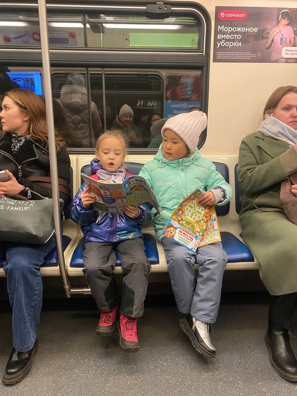 В московской электричке . - Мила Бовкун