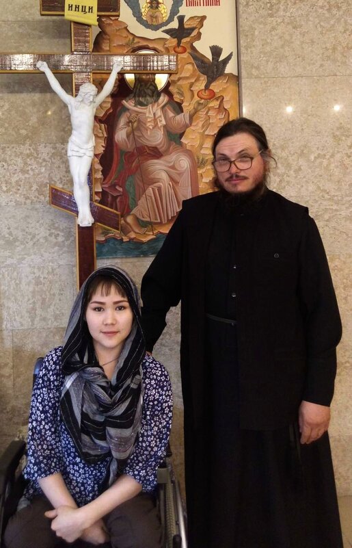 Батюшка и прихожанка - Георгиевич 