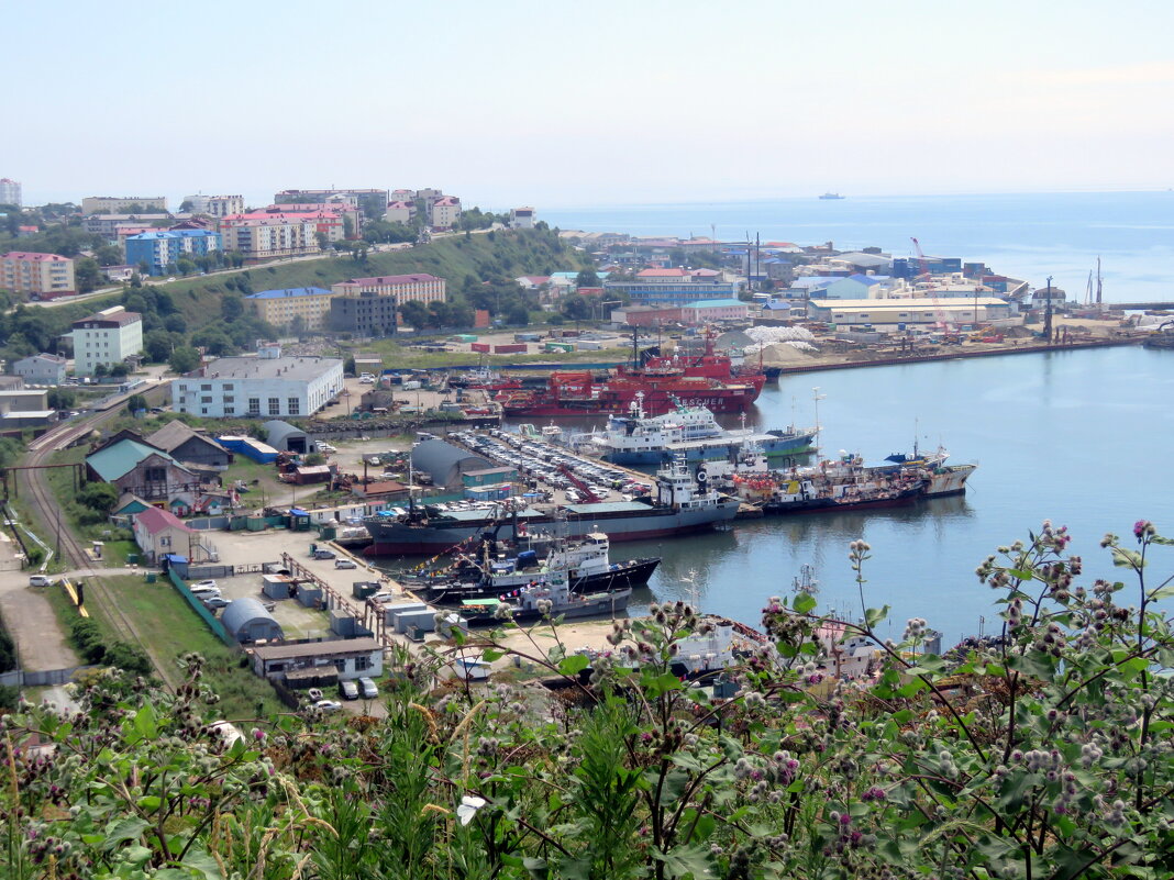 Вид на Корсаков. - ИРЭН@ .